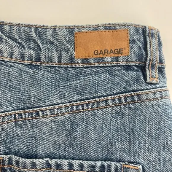 GARAGE DENIM Mini Jean Skirt PETITE Small SP - Picture 3 of 5